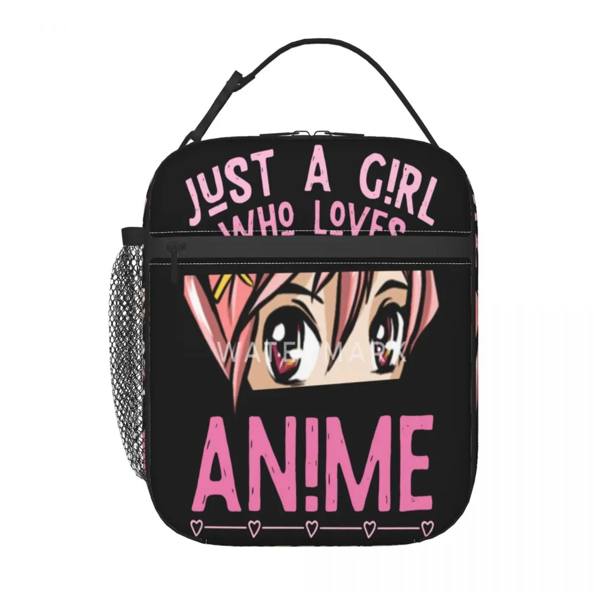 

Персонализированная портативная школьная сумка для обеда с аниме принтом
