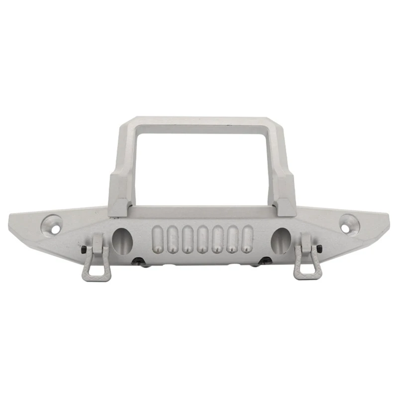 

Metal Front Bumper with Tow Hook for Axial SCX6 AXI05000 JEEP JLU Wrangler 1/6 RC Crawler Car Upgrades Parts