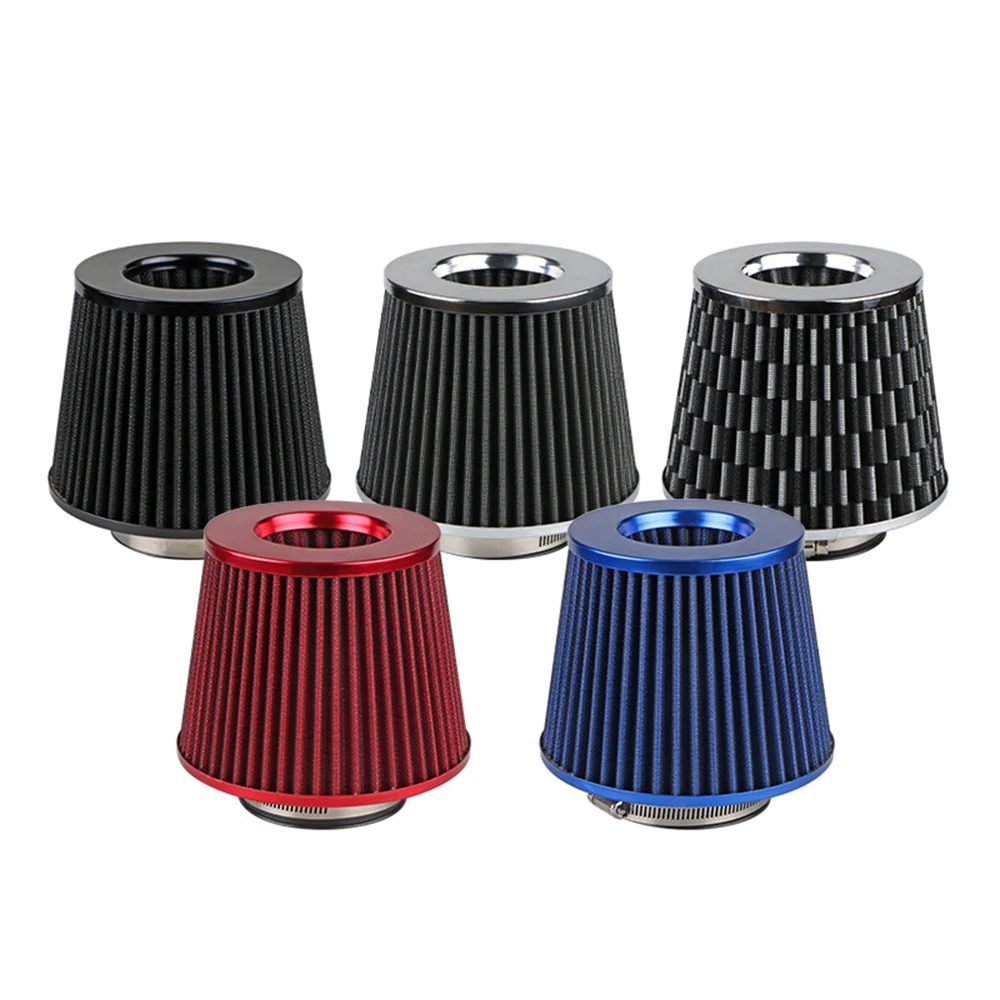 

Universal Car Modified Air Filter 76mm 3 inch High Flow Air Filter Sport Power Mesh Car Air Filter Air Induction Kit Car Parts