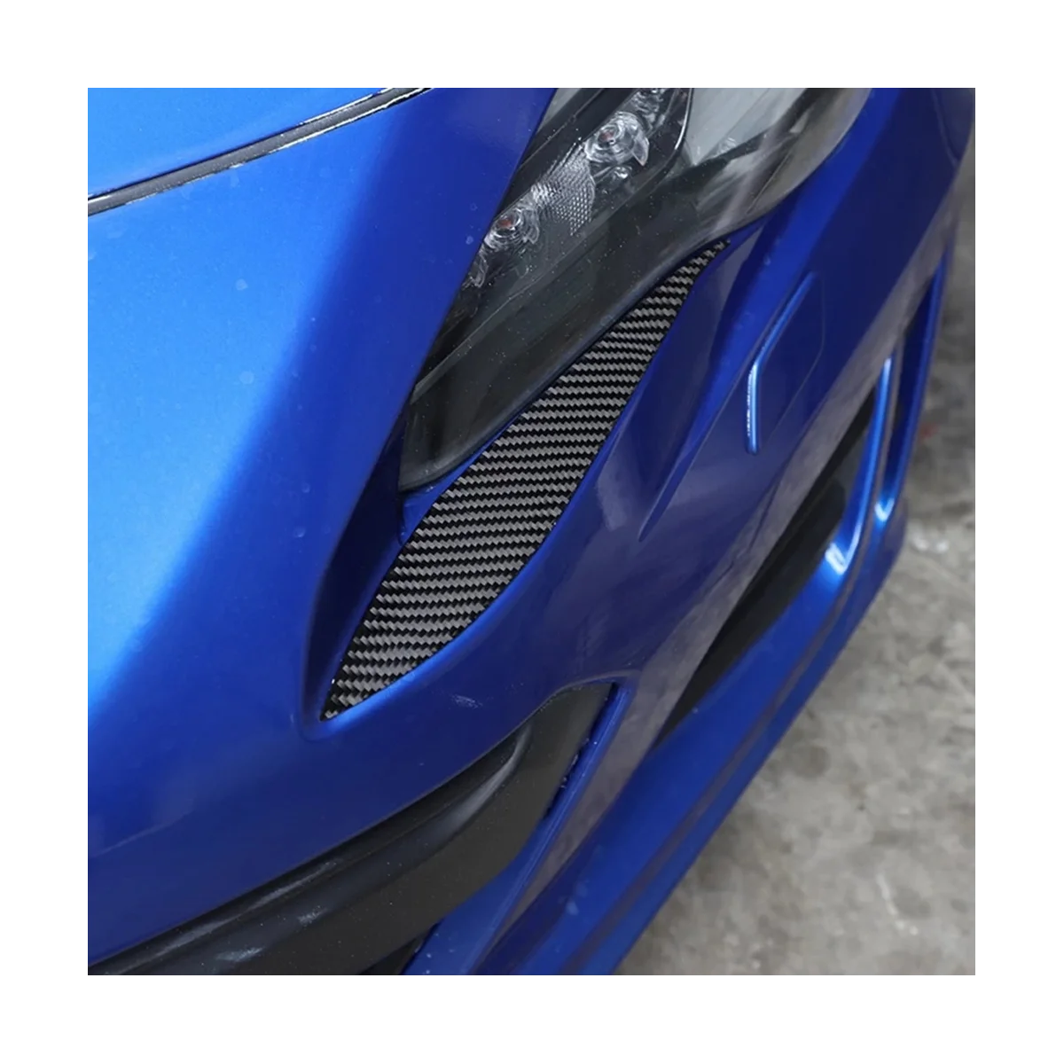 

Декоративная полоса для передней фары, Накладка для бровей, Наклейка для Toyota GT 86 Subaru BRZ FRS 2016-2020