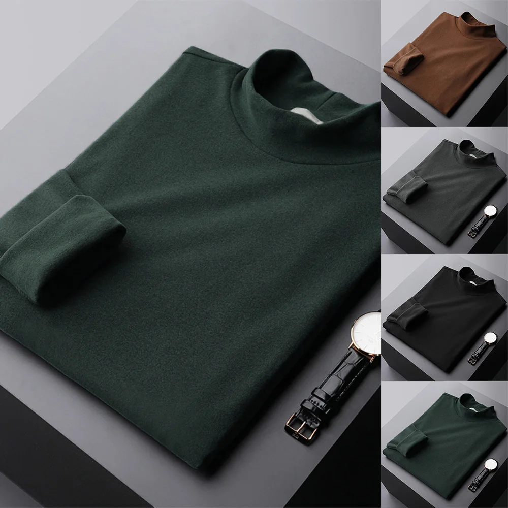 

Мужская теплая водолазка с длинным рукавом, размеры L ~ 3XL