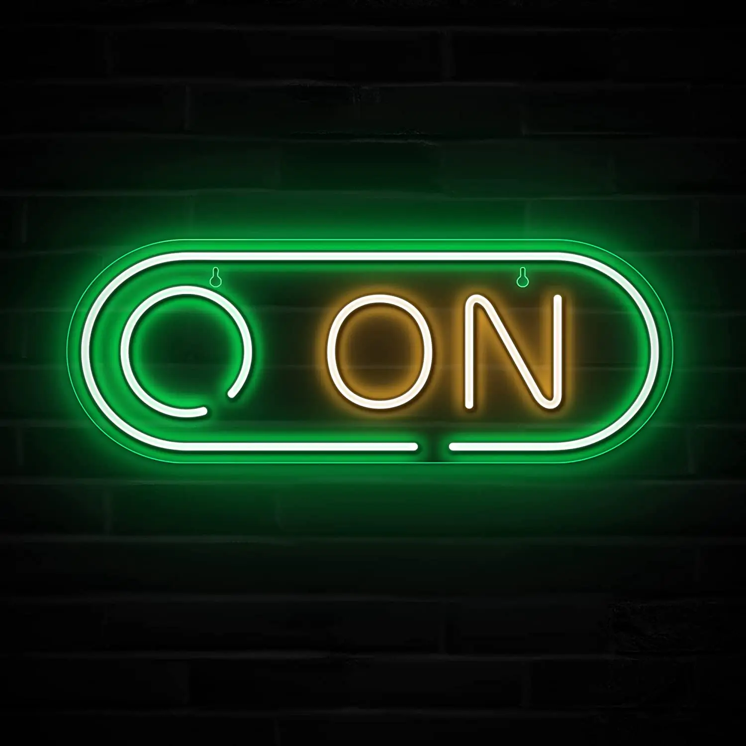 

ON Neon Sign USB Powered LED Neon Lights for Gamers Streamers Influencers, LED Signs for Wall Game Room Bedroom Decor