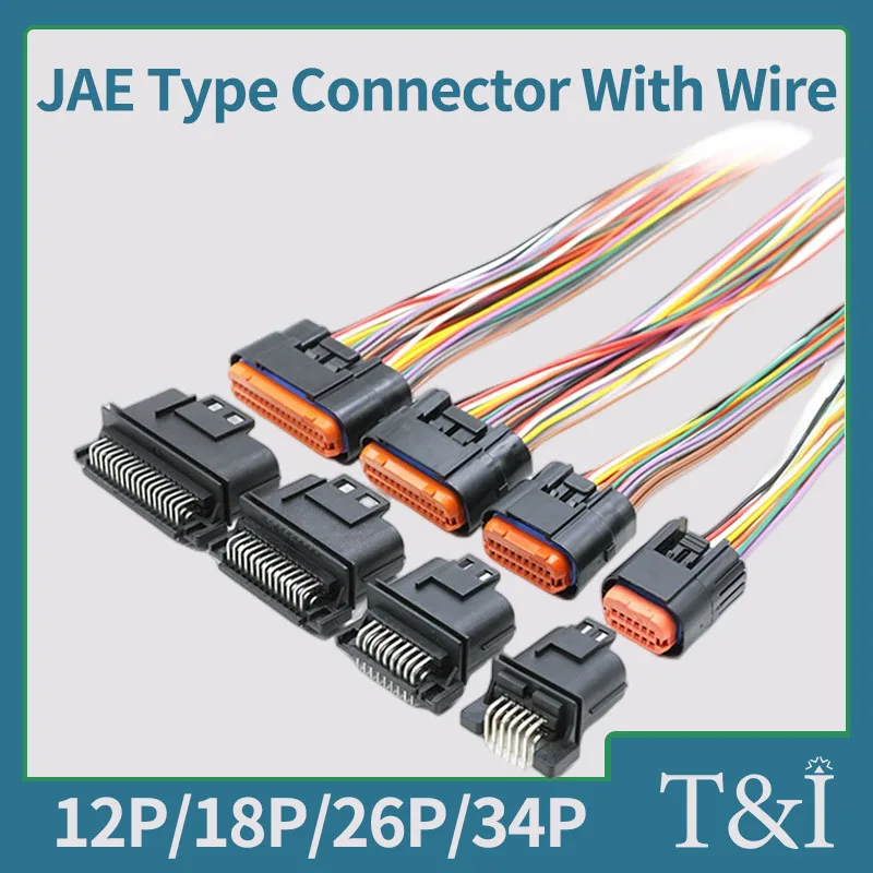 

Waterproof Automobile Electrical Auto Connector ECU Plug MX23A12SF1 MX23A26NF1 PCB Board Wiring Harness Plug 1/5/20 Sets