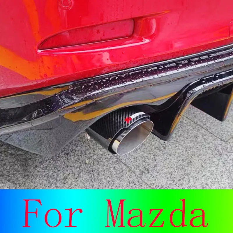 

Для Mazda 3 Axela 6 Atenza CX-4 CX-5 Универсальный Выпускной вырез шум хромированная Настройка декоративные аксессуары