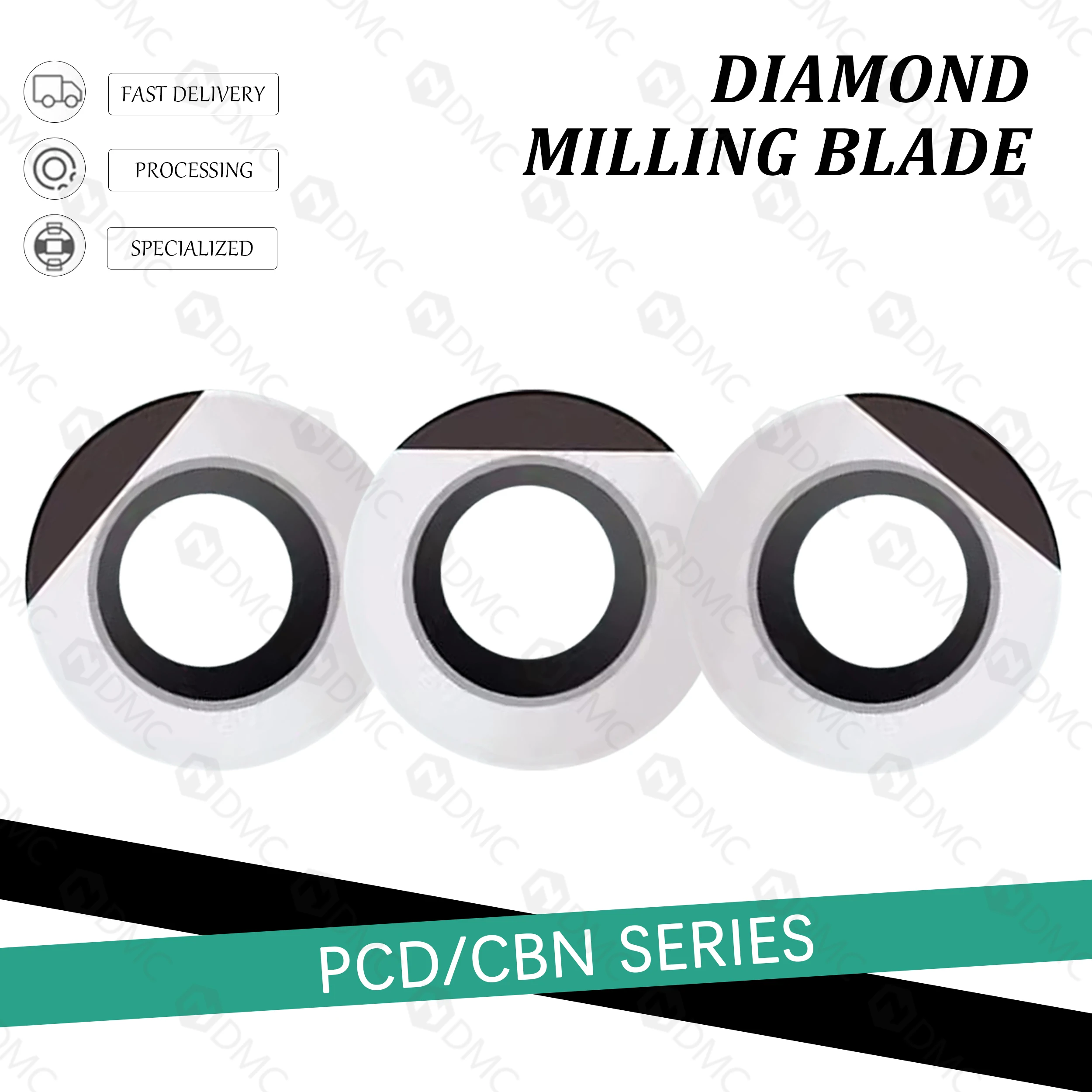 

RPMT10T3 PCD CBN кубические лезвия нитрида бора высококачественные алмазы для закалочной стали и меди алюминия R5 Круглые лезвия ЧПУ Инструменты