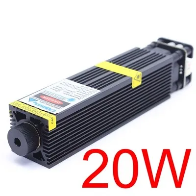 Elubor 450 нм 20Вт/40Вт синий лазерный модуль для гравировки