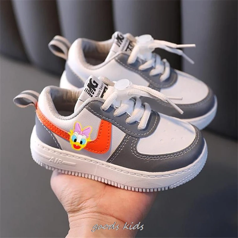 Кроссовки детские спортивные повседневные с Микки и Минни для начинающих ходить