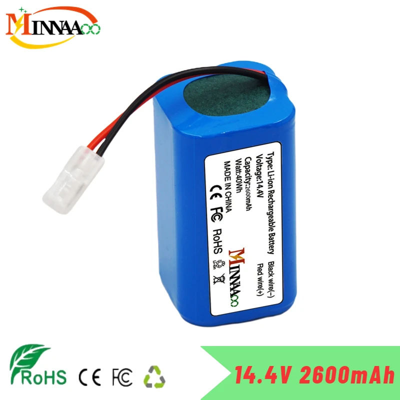 

2023 NEW 14.8V 3500mAh Li-ion Battery Pack,For XIAOMI MIJIA Mi Robot Vacuum-Mop Essential G1 MJSTG1, SKV4136GL H18650CH R30 R35