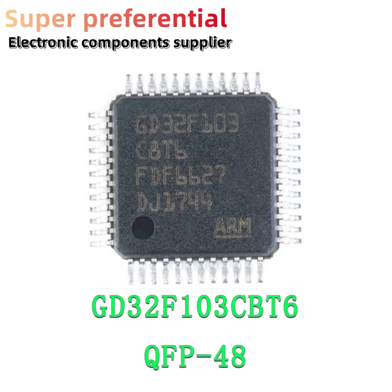 

5pcs/lot GD32F103CBT6 GD32F103 QFP-48 In Stock