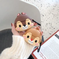 3d stereo disney chip n dale squirrel case for apple airpods 1 2 3 pro cases cover for iphone bluetooth earbuds earphone case