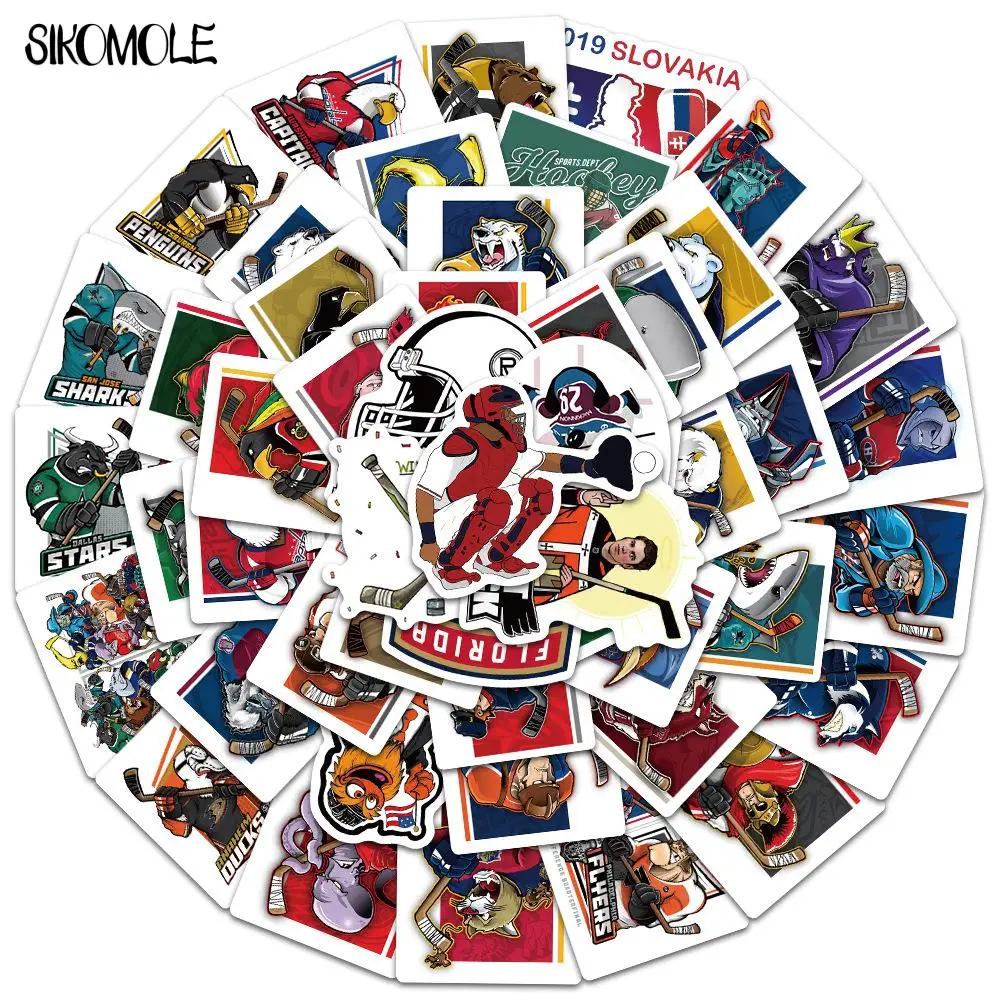 

10/30/50PCS Cartoon Ice Hockey Series Anime Sticker Kawaii For Pegatinas Skateboard Decal Luggage Graffiti Stickers Kids Toy F5