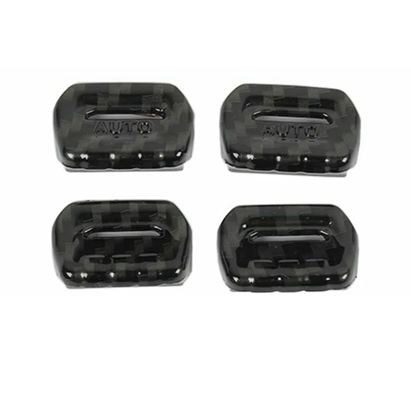 

Window Lift Switch Adjust Button Cover Trim ABS Interior Accessories for Jeep Wrangler JL JT 2018-2021 (Carbon Fiber)