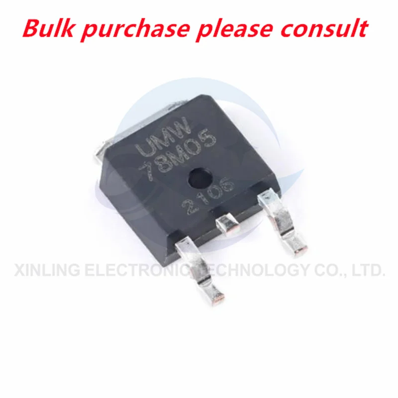 

10pcs 78M05/78M09/78M12 three-terminal voltage regulator TO-252 triode