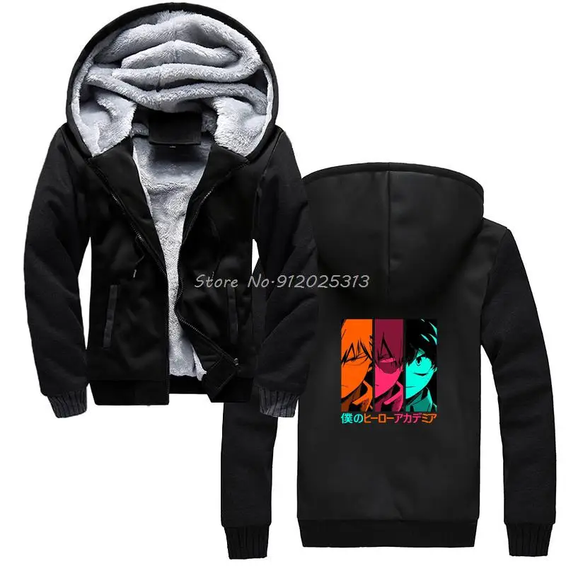 

Anime Dabi Boku No My Hero Academia Sad Boy Hoodie Anime Men Winter Thick Sweatshirt Warm Hoody Jacket Casual Hooded