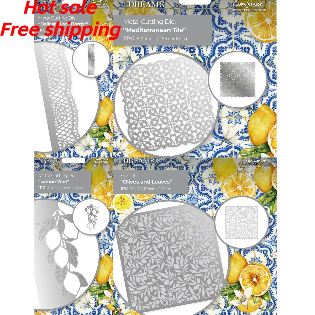 Mediterranean Dreams Olives And Leaves 2023 New Metal Cutting Dies Stencil For Scrapbooking Paper Craft Handmade Card Album