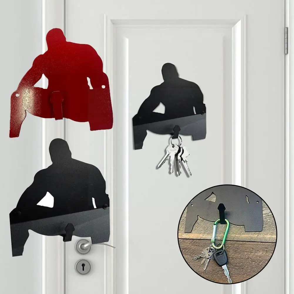 

1 Pc Adult Decoration Holder Wall Mounted Metal Funny Decoration Hanger Hooks Hook Adult Rack D3s7