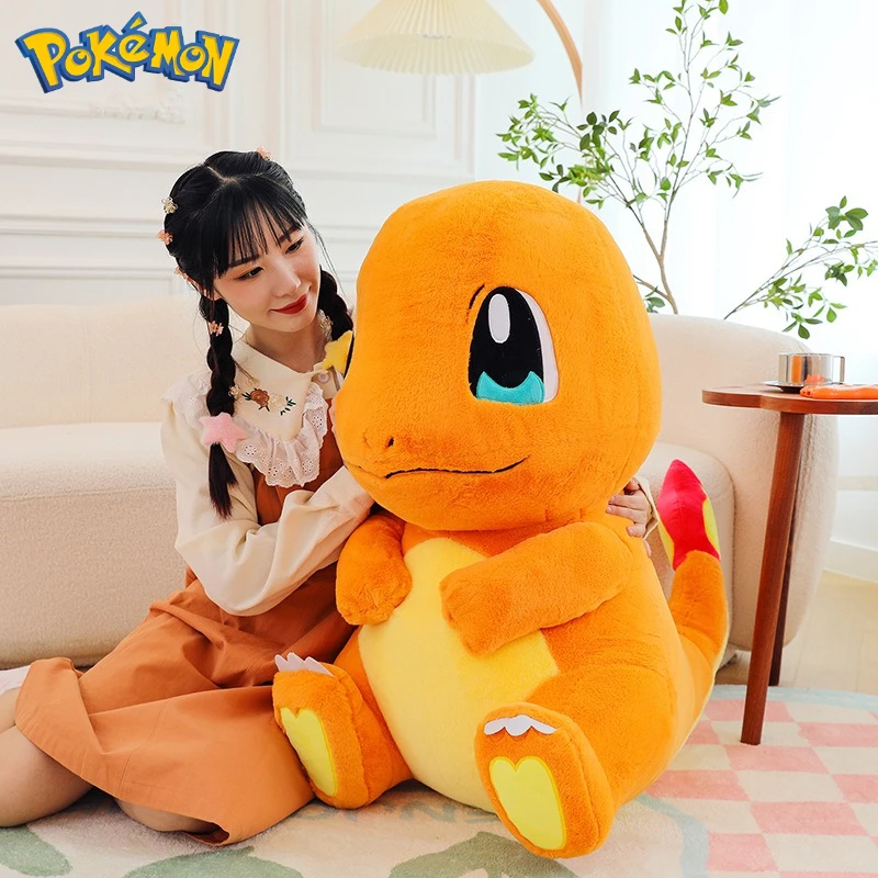 Фото 35-60 см большой размер Pokemon Charmander плюшевые сквиртл мультфильм аниме Peluche орнамент удобная мягкая кукла детская игрушка в подарок №2