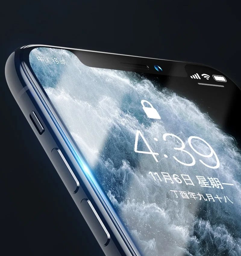 4 шт. закаленное стекло с полным покрытием для iPhone 11 12 13 Pro Max Защита экрана Xs XR 6 7 8
