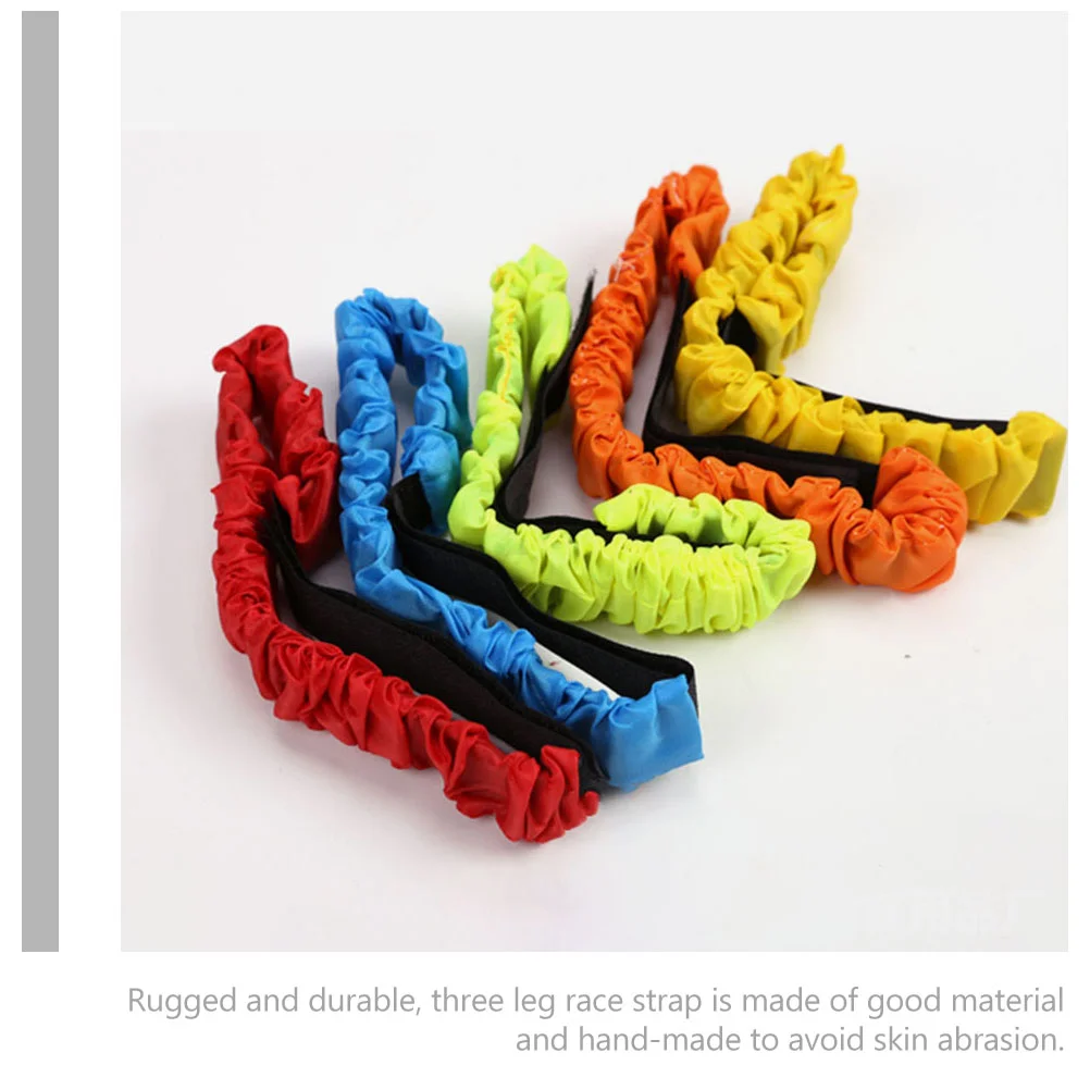 4 шт. эластичные гоночные ленты на три человека для двух человек мягкие