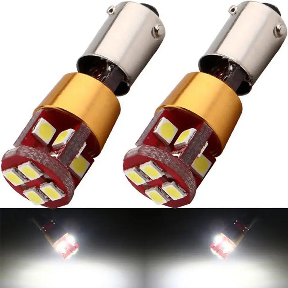 

1 Pair Car Led Width Light Ba9s 3030 12smd W5w Highlight Instrument Light License Plate Roof Lamp Parking Lamp
