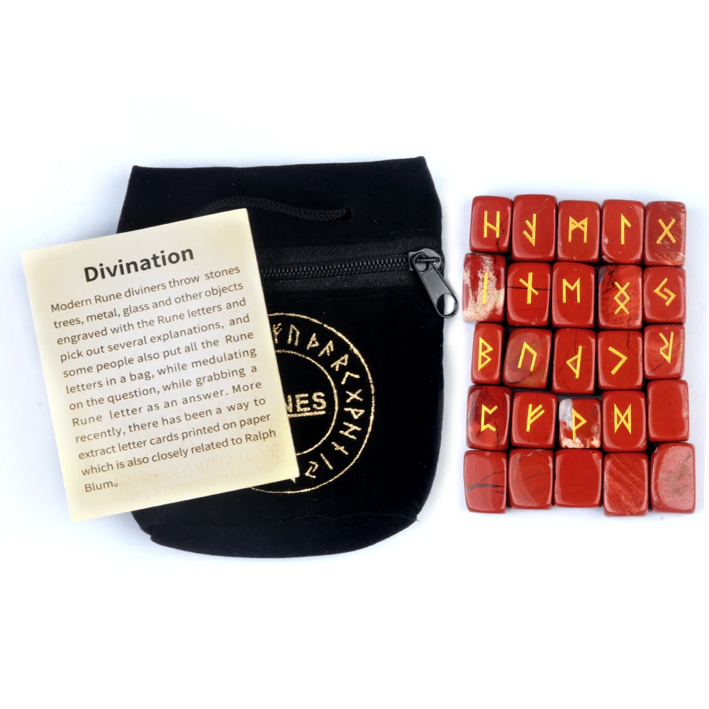 

Набор рун из агата 25 шт.