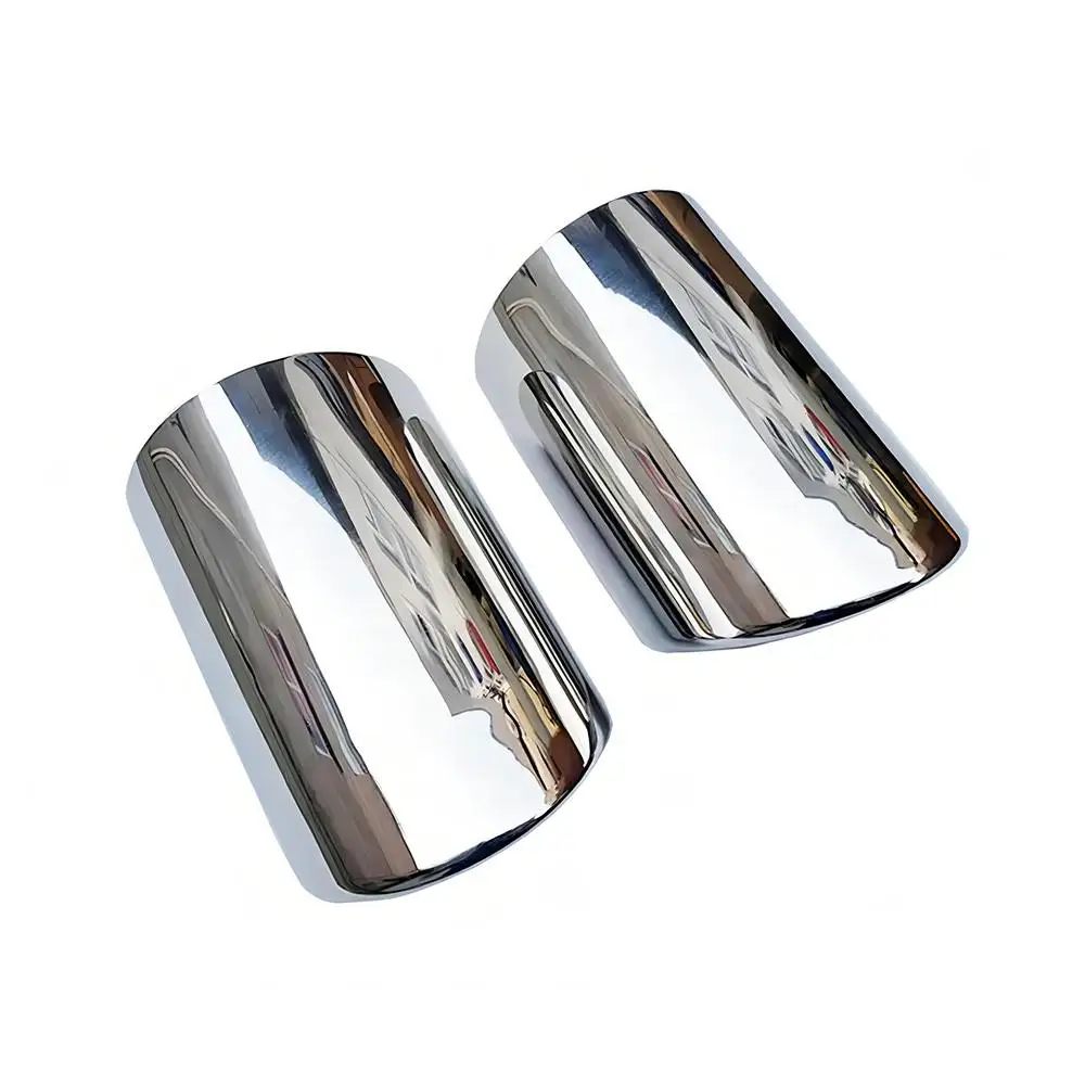 

2 шт. Автомобильная выхлопная труба, хромированный наконечник глушителя из нержавеющей стали для AUDI Q7 TDI Quattro 2006 2007 2008 2009 2010-2013, автомобильные аксессуары