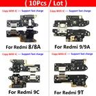 10 шт.лот, зарядное устройство с USB-портом, док-разъем, зарядная плата, гибкий кабель, микрофонная плата для Xiaomi Redmi 9 9C 8 8A 9T 9A