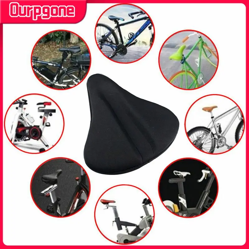 

Новинка, высокое качество, силиконовая мягкая подушка для велосипедного велосипеда, очень удобная гелевая Подушка, чехол для седла, для велосипедных упражнений