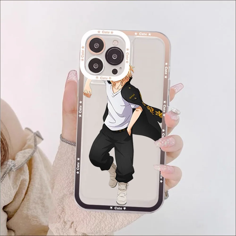 Tokyo Revengers Anime Phone Case For IPhone 13 14 Pro Max XS XR 12 11 Pro 13 Mini 6 7 8 Plus Soft Clear Back Cover