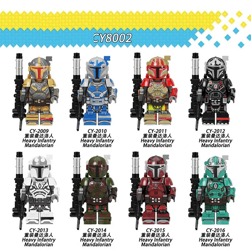 

8 шт./набор, мини-фигурки героев фильма «Звездные войны»