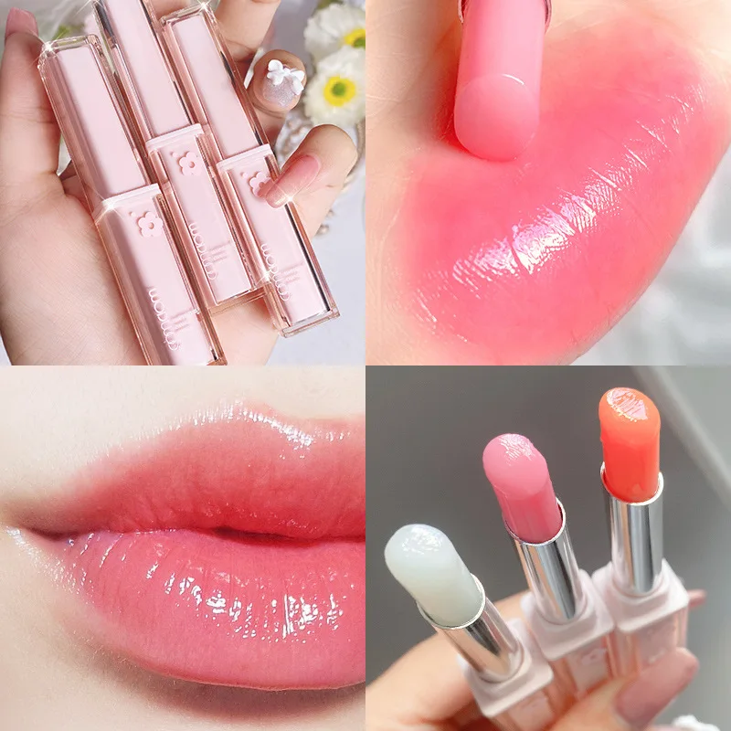

WODWOD Hyun-color Temperature-changing Lip Balm Colored Lipstick Moisturizing and Improving Chapped Lip Lines
