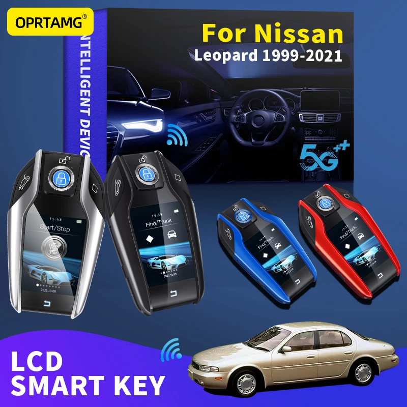 

OPRTAMG Keyles Entry Remote Car Key Modified Smart LCD For Nissan Leopard 1996 1998 1999 2000 2001 2002 2004 2006 2010 2021 2022