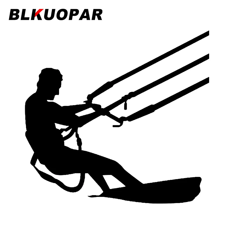 

BLKUOPAR for Kitesurfing Car Sticker Funny Scratch-Proof Decal Waterproof Refrigerator Bumper Motorcycle Car Door Protector