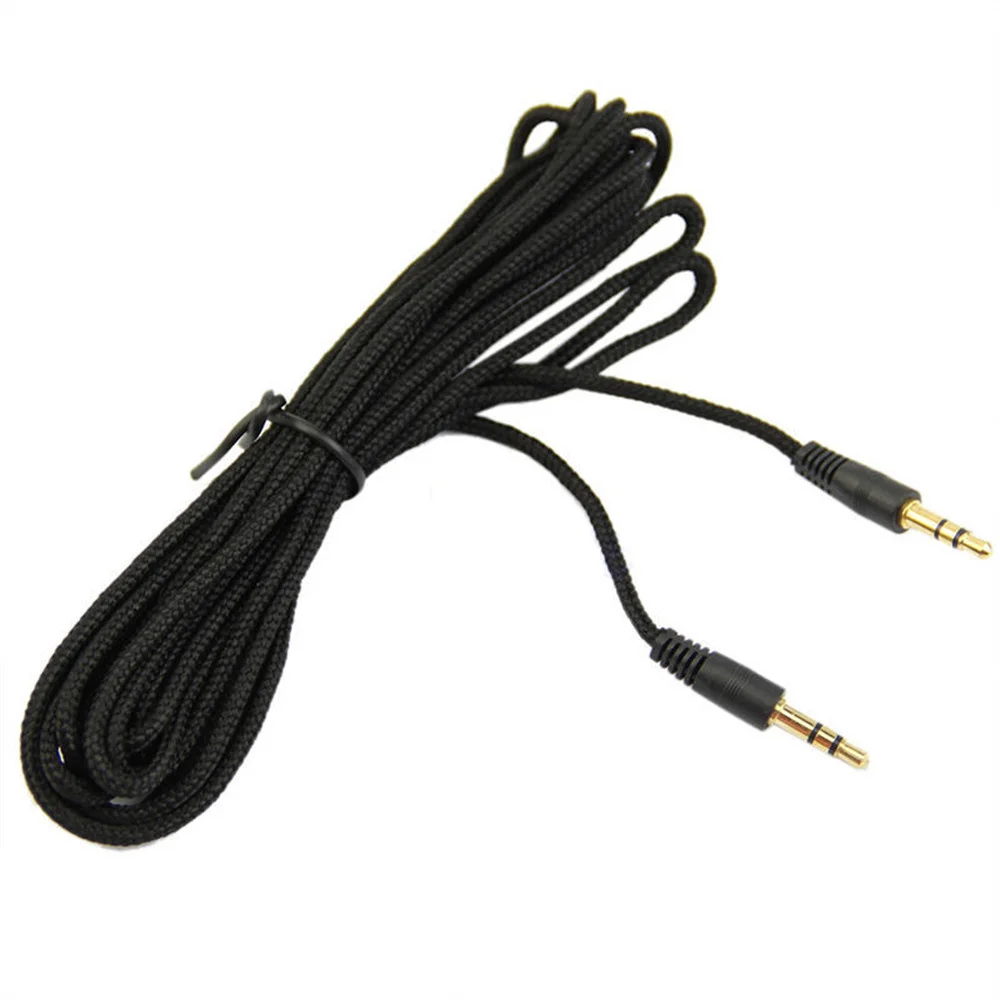 2 3 5m 3.5mm Aux Auxiliary Cord Male To Male Stereo Audio Cable For Mp3 Car Pc Aux Car Audio Cable Super Long Build Wiring