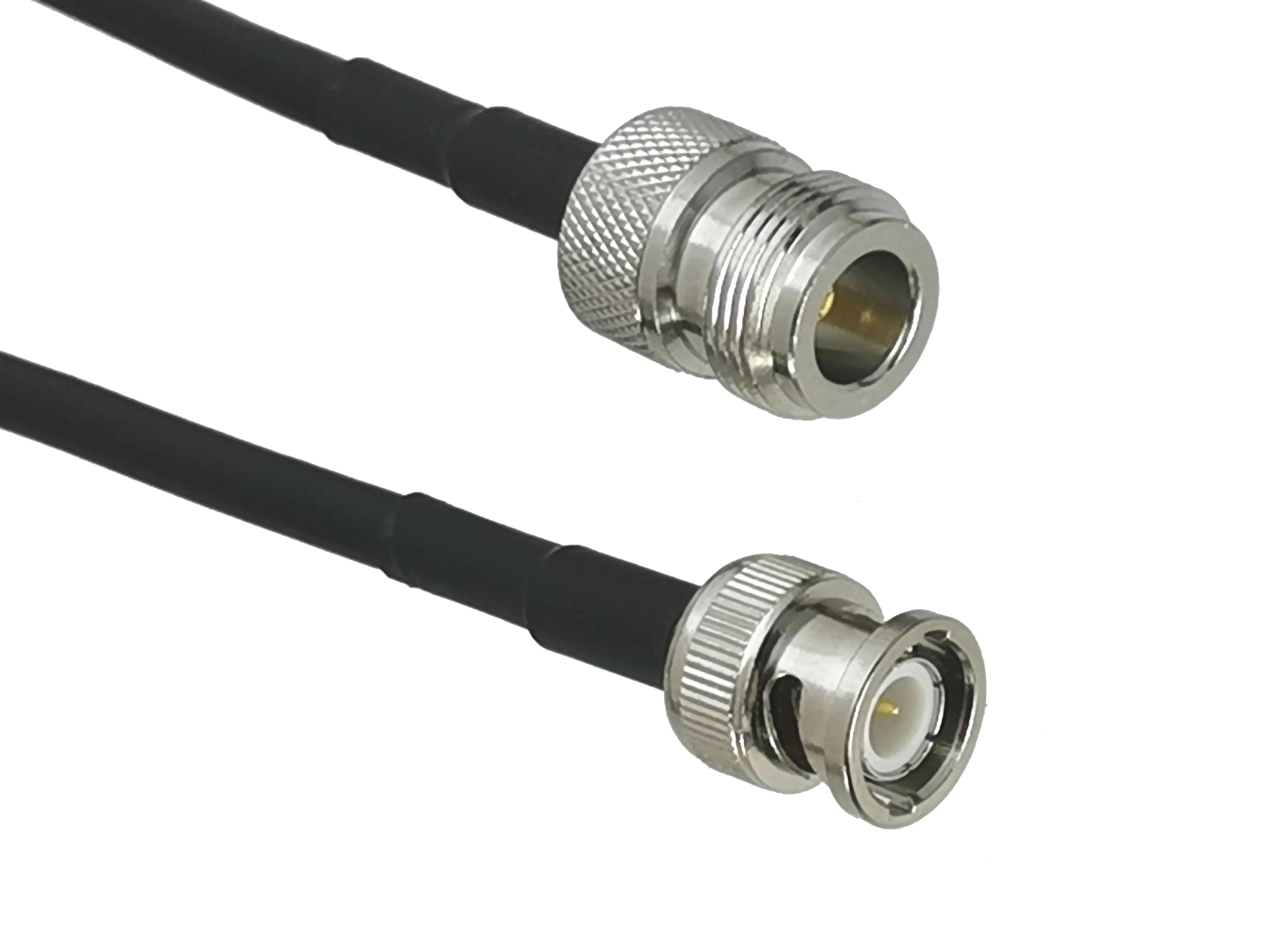 

Cable BNC male plug to N female jack Connector Crimp straight RG58 Jumper pigtail Wire Terminlas 6inch~20M
