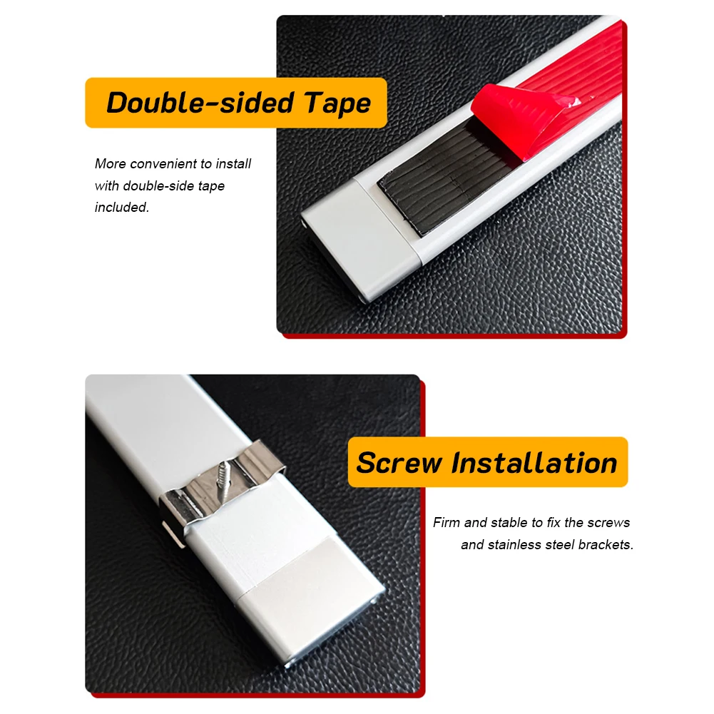 

2Pcs 12V 168LED Car Interior Light Strip Bar Lamp Van Bus Caravan On/Off Switch 12W Car Trunk Lamp Led Luggage Compartment Light