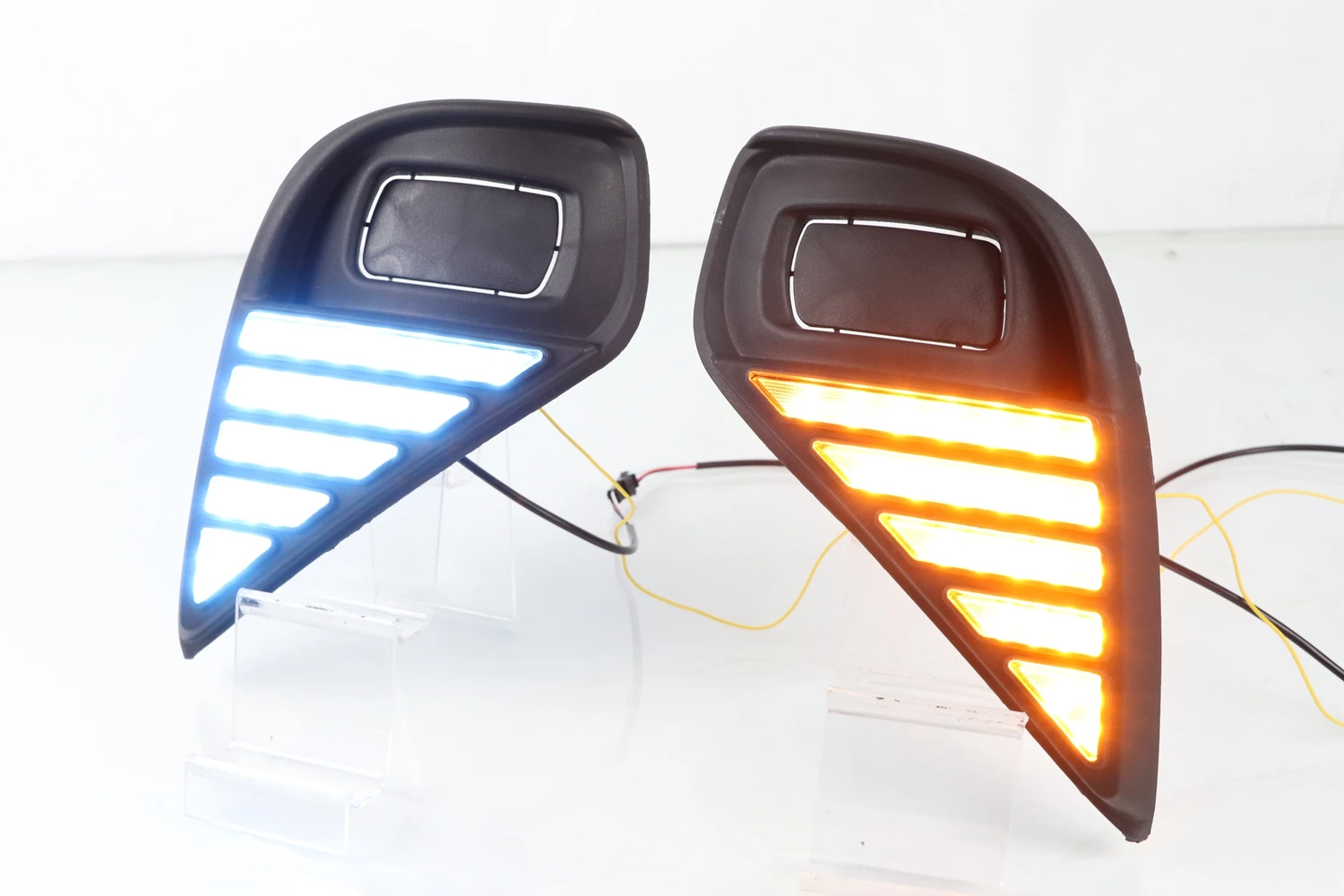 

Car LED DRL Daytime Running Light for Toyota highlander 2020 turn yellow signal night driving lamp автомобильные товары