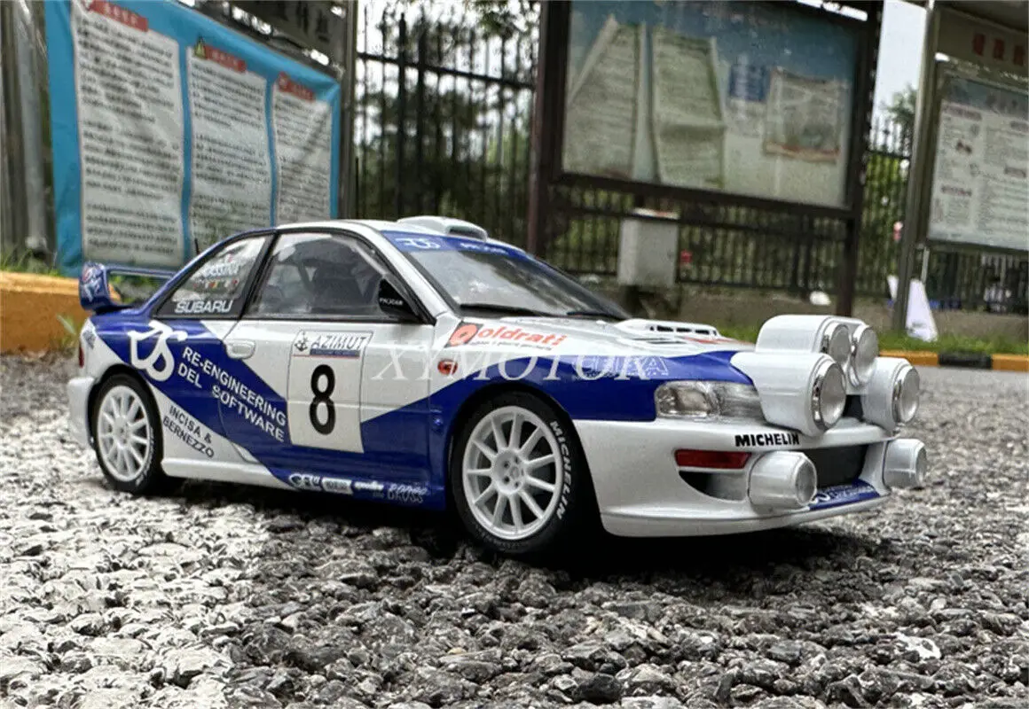 

Solido 1:18 для SUBARU IMPREZA S5 WRC99, металлическая литая модель автомобиля, белые игрушки, подарки, хобби, демонстрационные украшения, коллекция