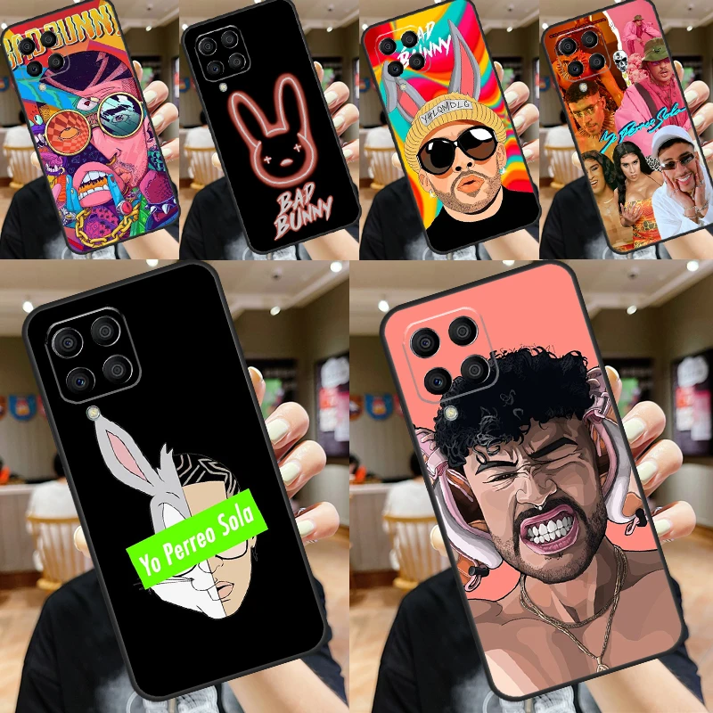 Чехол Yo Perreo Sola Bad Bunny Maluma для Samsung Galaxy M54 M34 M14 M53 M33 M13 M12 M32 M52 M20 M15 M55 M21 M51 M31s M30s