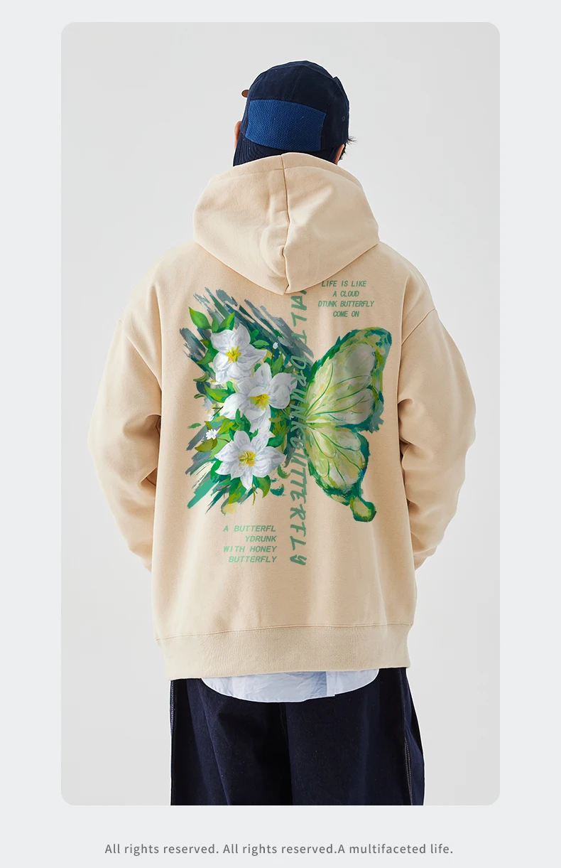 

Autumn Men's Sweater Men's Hoodie 2023 New Loose Original Hoodie Autumn/Winter Fashion Brand Men's and Women's Pullover