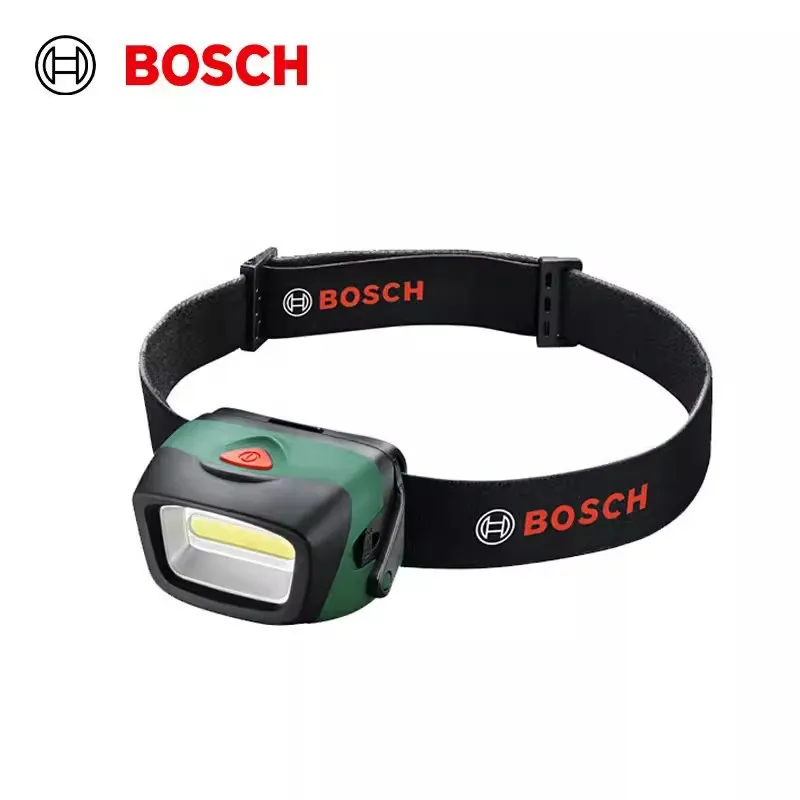 

Налобный фонарь BOSCH, 190 люмен, супер яркий атмосферостойкий светодиодный COB, рабочий налобный фонарь для кемпинга, 1600A0307X AQT