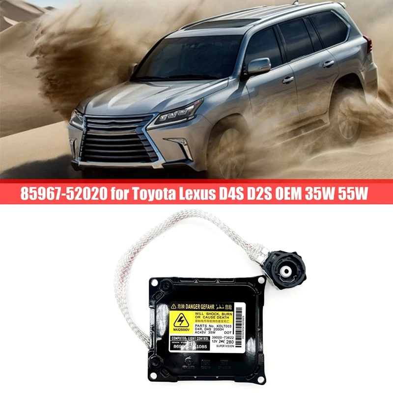 

85967-52020 ксеноновый балластный модуль фары балластный модуль для Toyota Lexus D4S D2S 35 Вт 55 Вт
