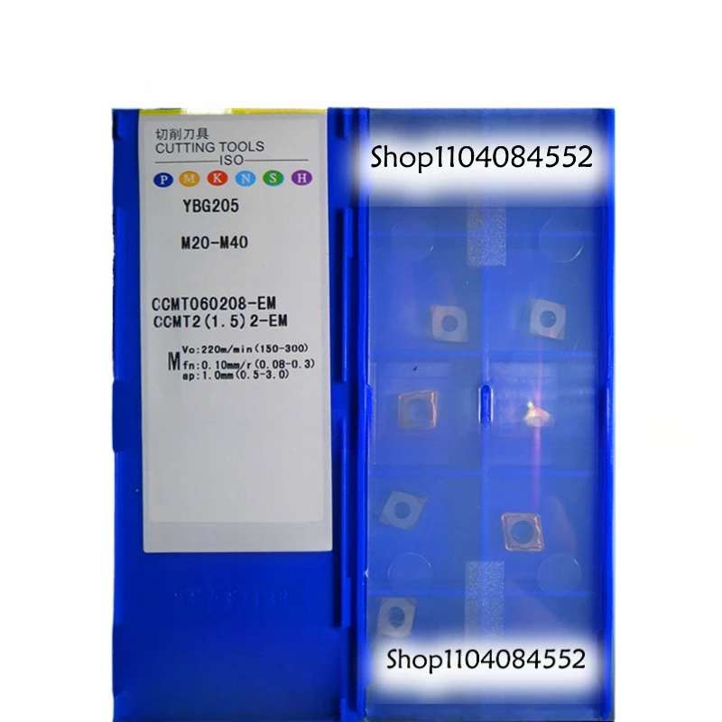 Специальный YBG205 YBG205H CCMT060208-EM CCMT 060208 оригинальный подлинный сплав CNC отделка