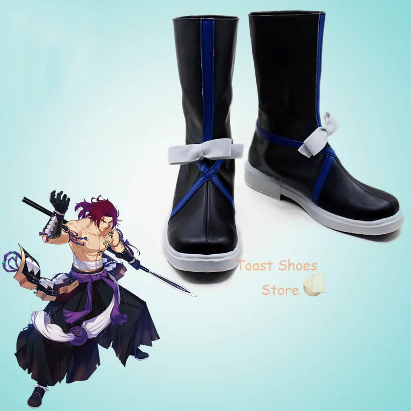 Аниме Touken Ranbu Online Tonbokiri обувь для косплея ботинки Комикс Игра для Con Хэллоуин косплей костюм реквизит крутая обувь