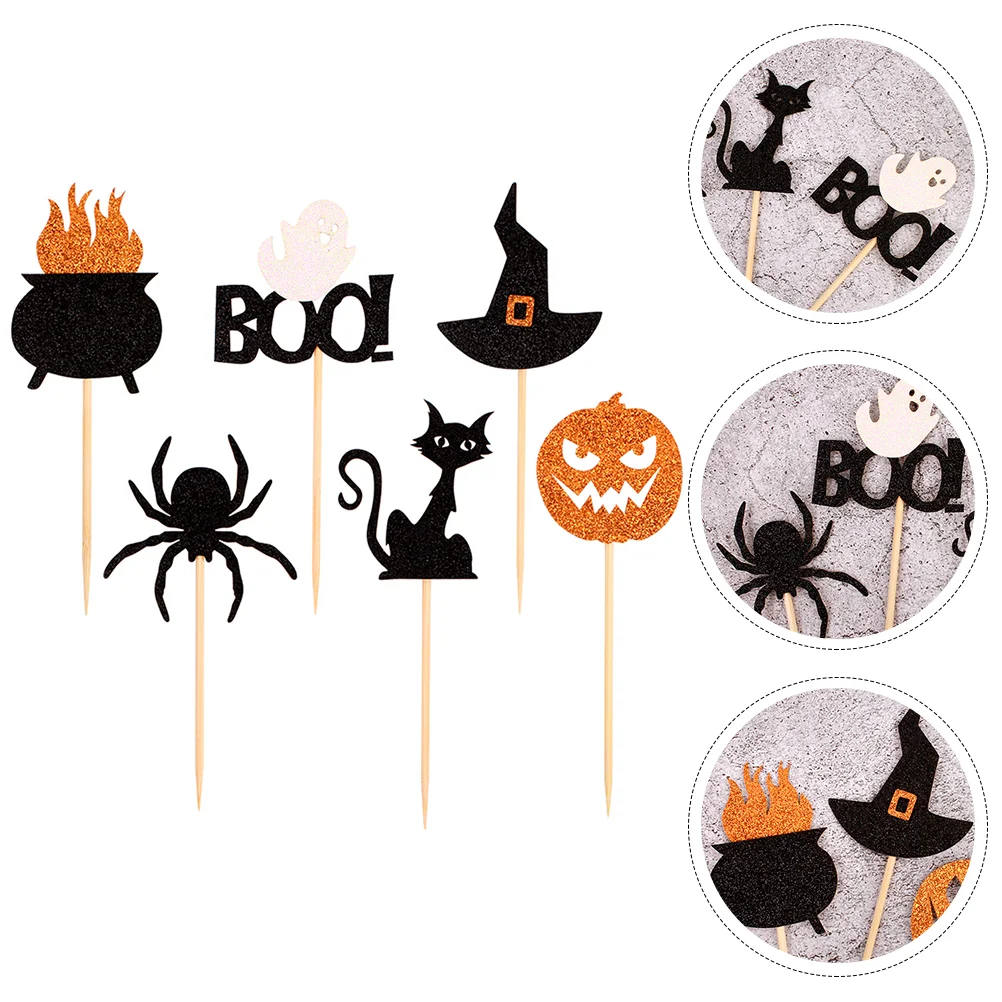 

Cupcake Toppers Topper Liners Cat Baby Shower Pumpkinpicks Decorations Toothpicks Cupcakes Cake