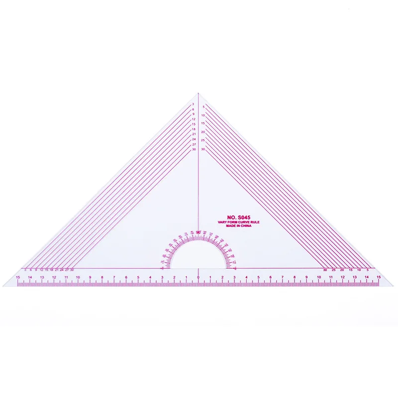 1 шт. измерительный набор для портного прозрачная линейка шитья рисования рукав