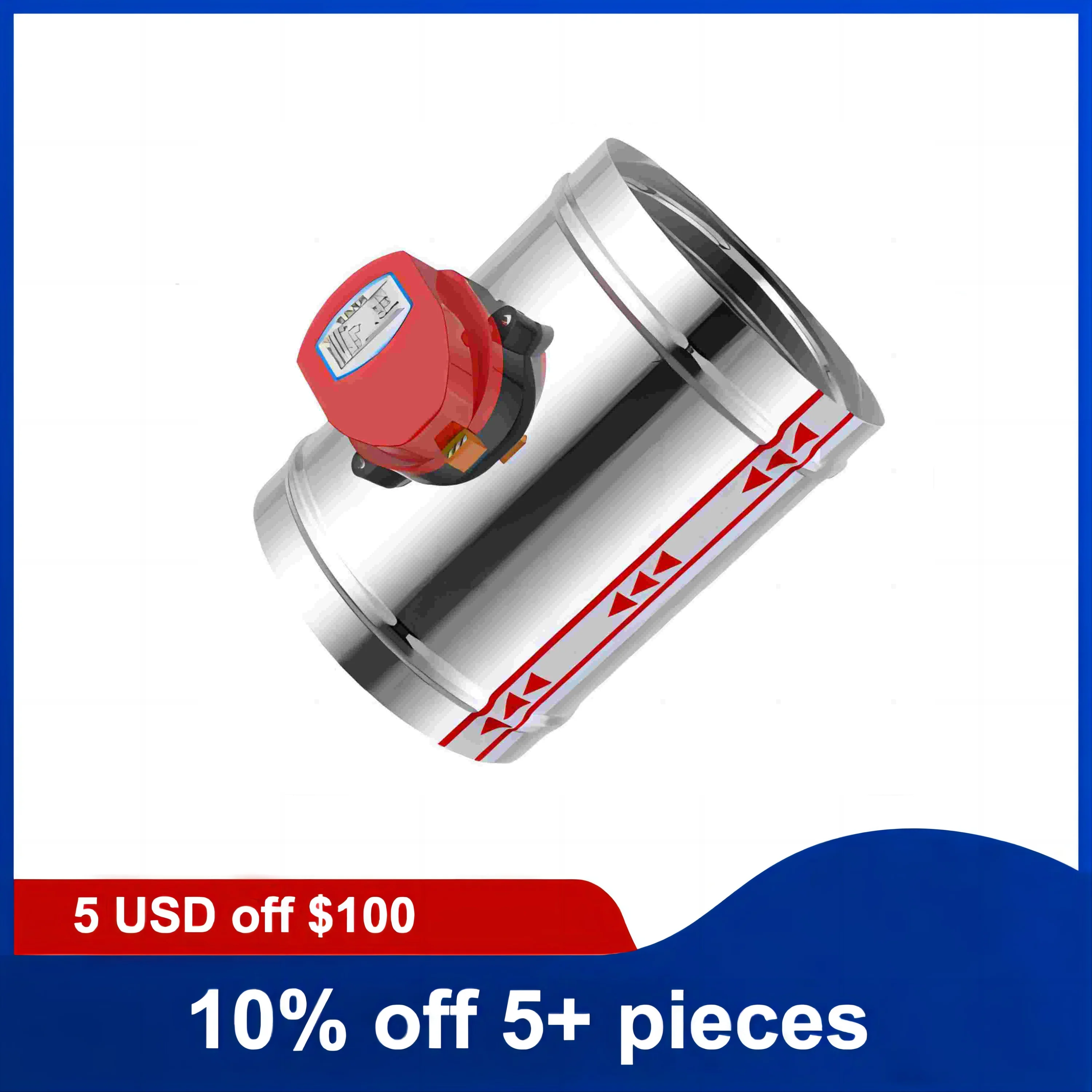 63 мм воздушная вентиляция из нержавеющей стали моторизованный круглый