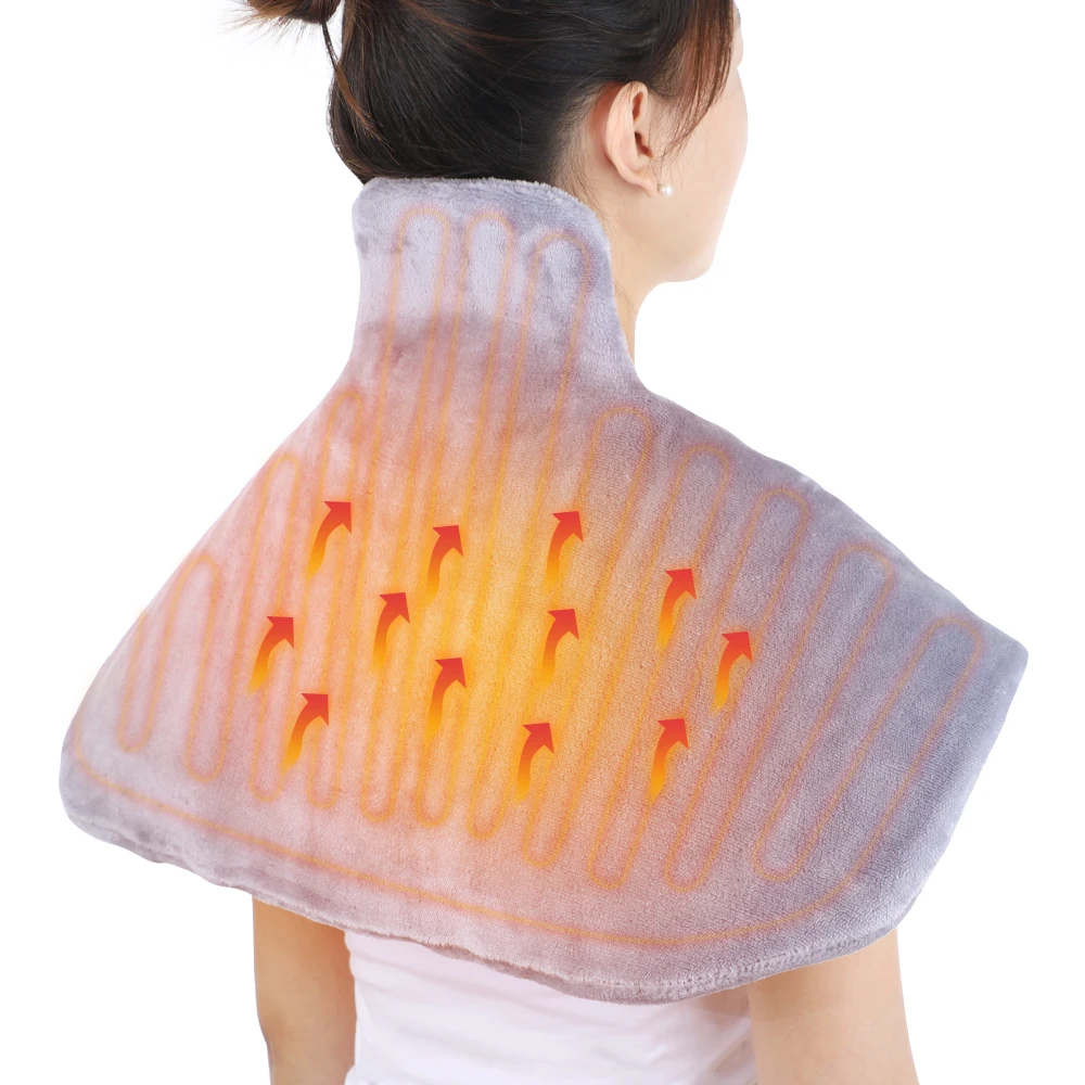 New Electric Heating Pad Blanket Automatic Shut-off Physiotherapy Heated Pad For Shoulder Back Spine Pain Relief Winter Warm
