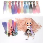 1 шт., прямые волосы для куклы, 15 см