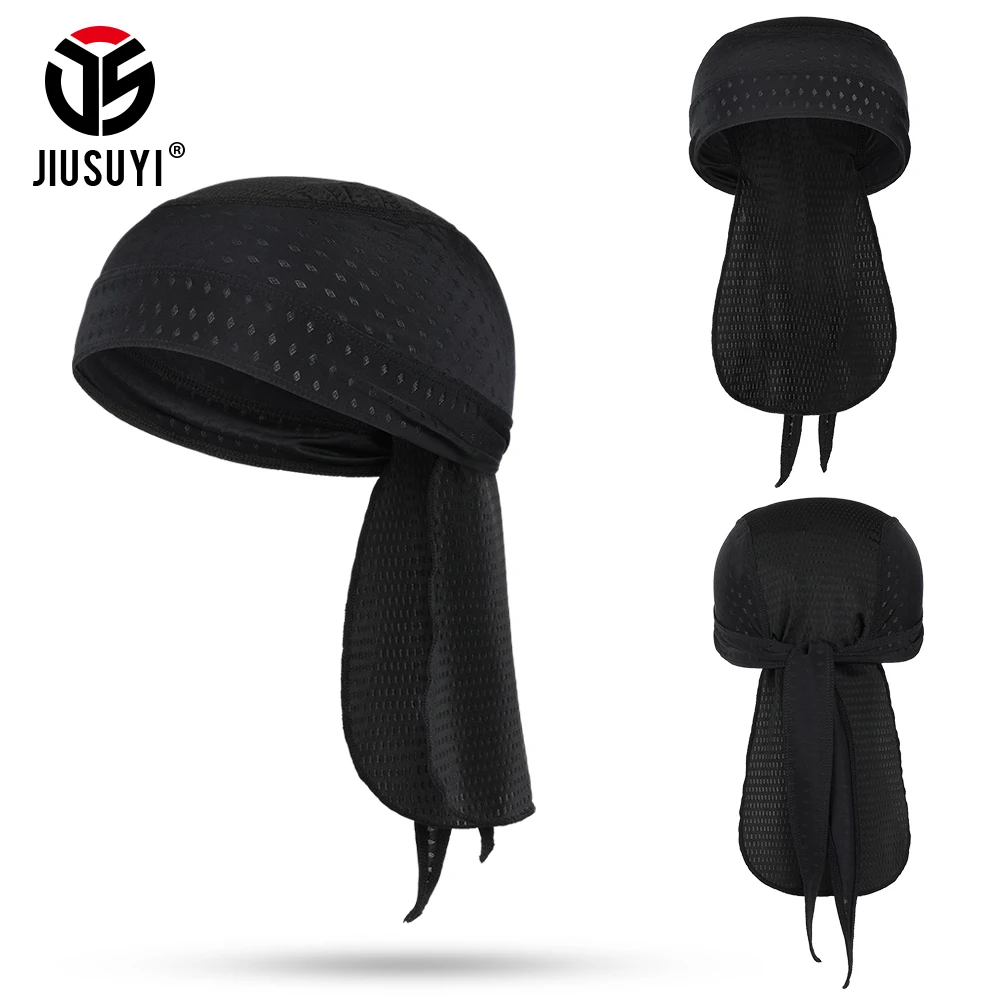 

Summer Quick Dry Cycling Caps Head Scarf Running Outdoor Fishing Bandana Pirate Hats Adjustable Sport Beanies Headwear Men Women